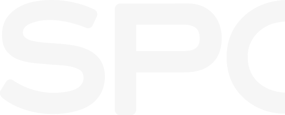 SPC그룹 영문 텍스트 로고 장식