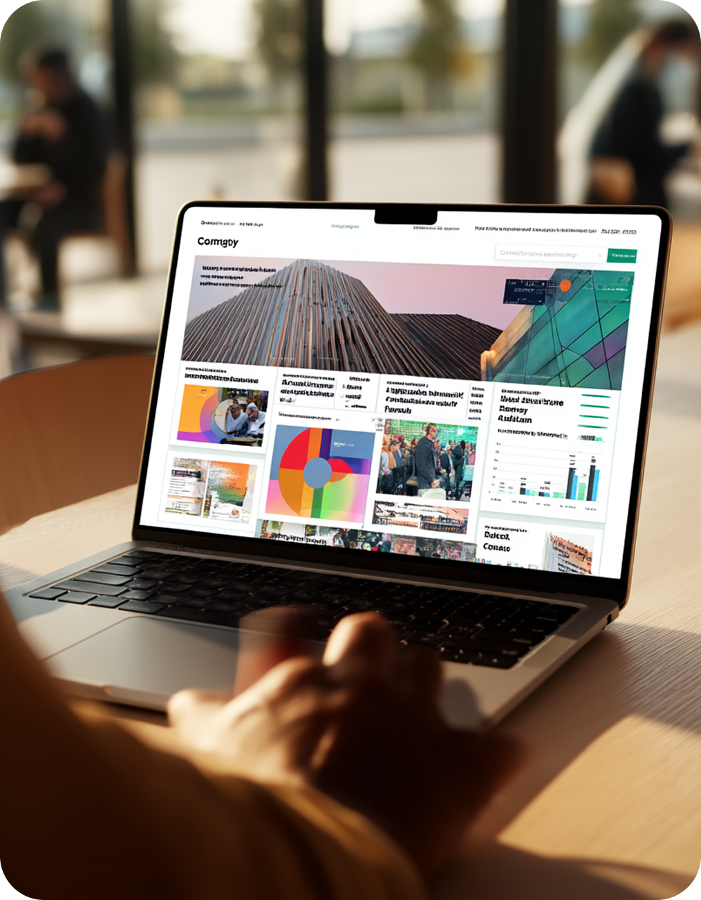 서플라이 기업 홈페이지(Corporate Website) UI/UX 디자인 포트폴리오 예시